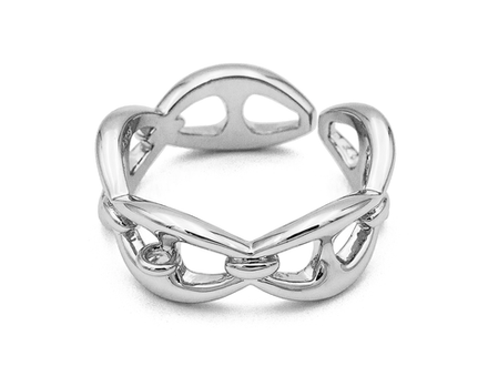 Кольцо-основа "Цепь "Celine"" с петелькой