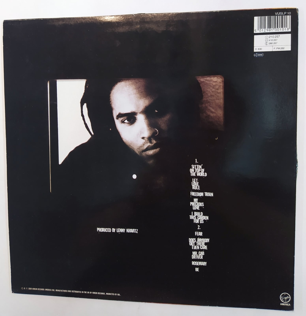 Lenny Kravitz Let Love Rule UK 1989