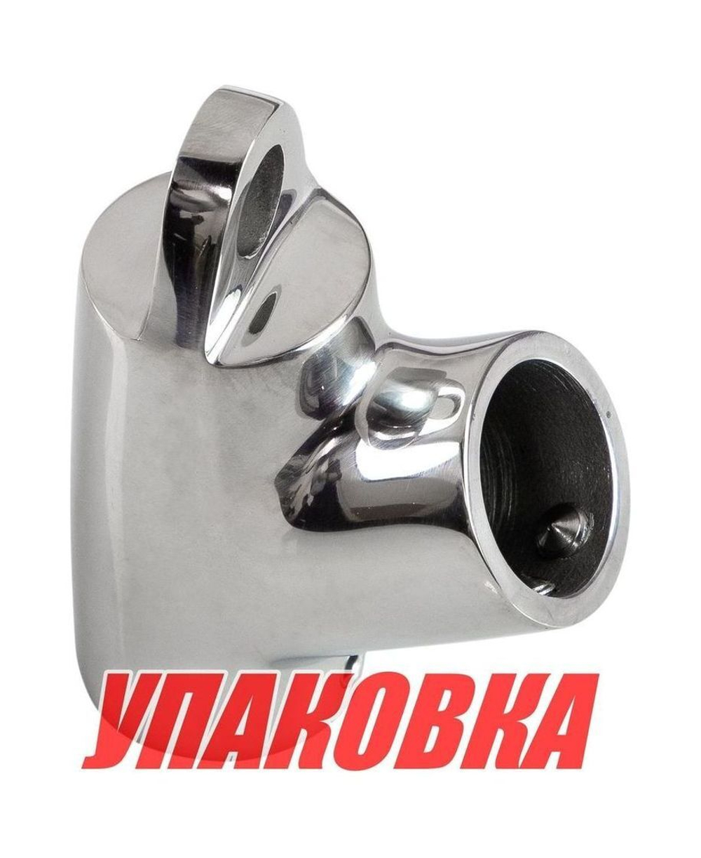 Тройник леера 7/8 (22,2 мм), 60 град с петлей (упаковка из 10 шт.)