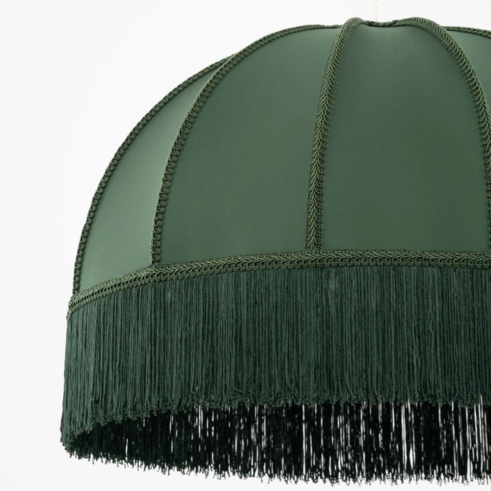 Citilux Базель CL407022 Подвесной светильник патина с зелёным абажуром