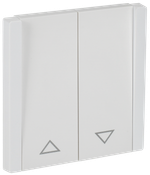 FORTE&PIANO Выключатель жалюзи 10А FP211 белый IEK