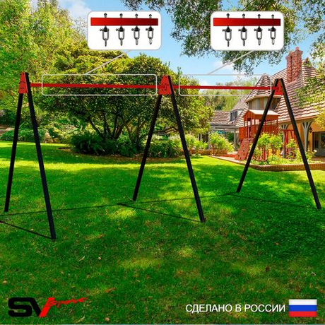 Уличные качели Sv Sport Maxi х 2 УК300.2В4 (6.0м/Подвесы на втулке 4к)