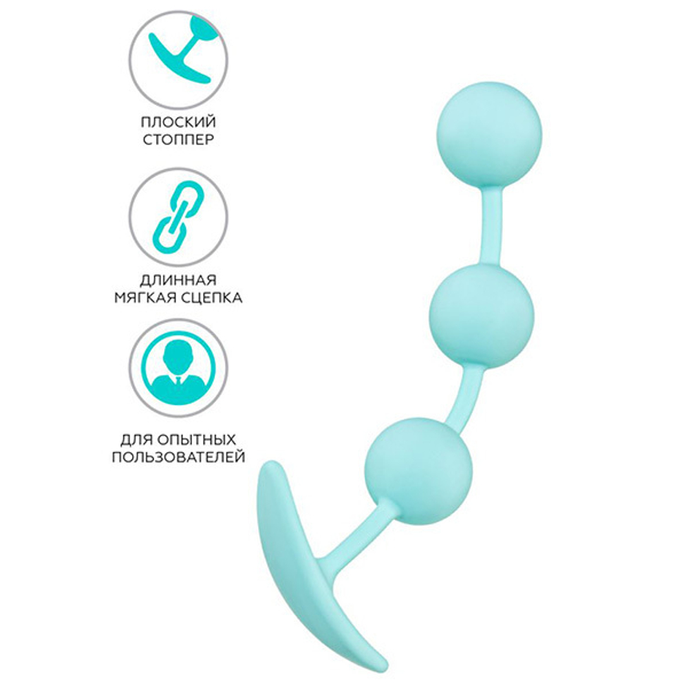 Мятные анальные шарики на сцепке 15см ToyFa ToDo Triplex 357040
