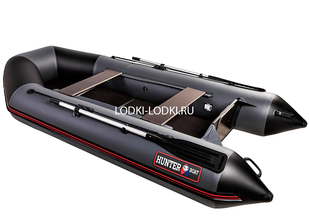 Хантер 320 Л серый-черный (Лодка ПВХ)