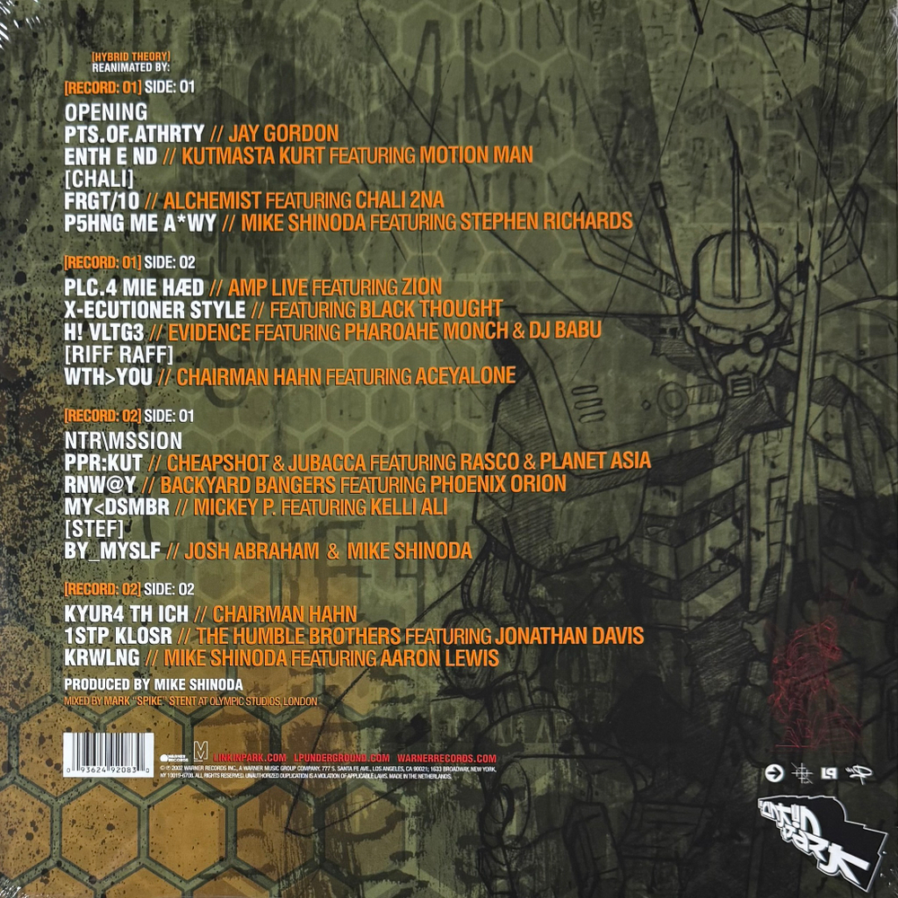 Виниловая пластинка Linkin Park - Reanimation 2LP
