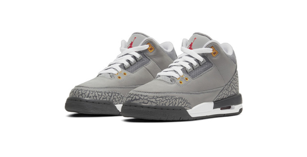 Женские кроссовки Air Jordan 3 retro "cool grey" 398614-012
