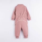 Комбинезон-косуха с клапаном "Дымчатая роза" утепленный