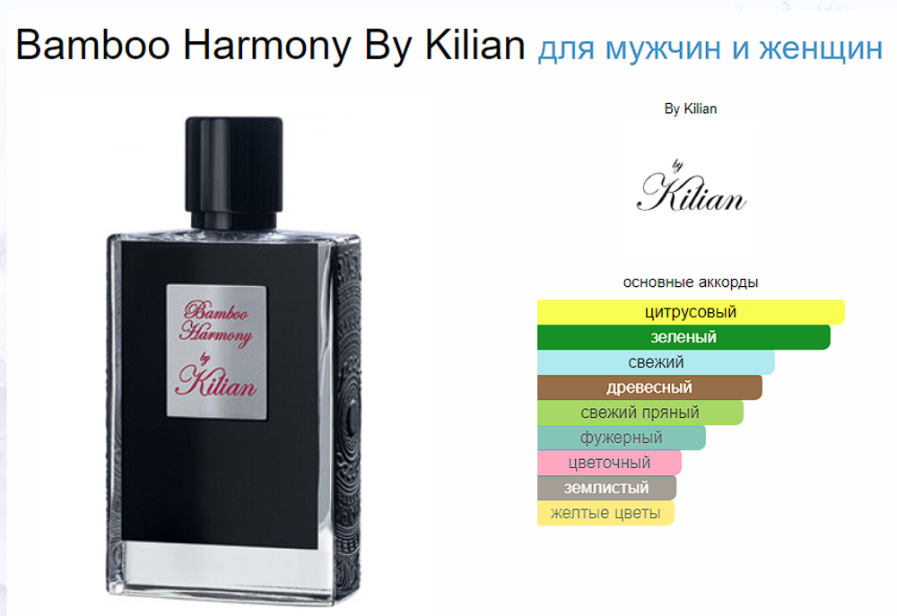 By Kilian Bamboo Harmony 50 ml (клатч) (duty free парфюмерия)
