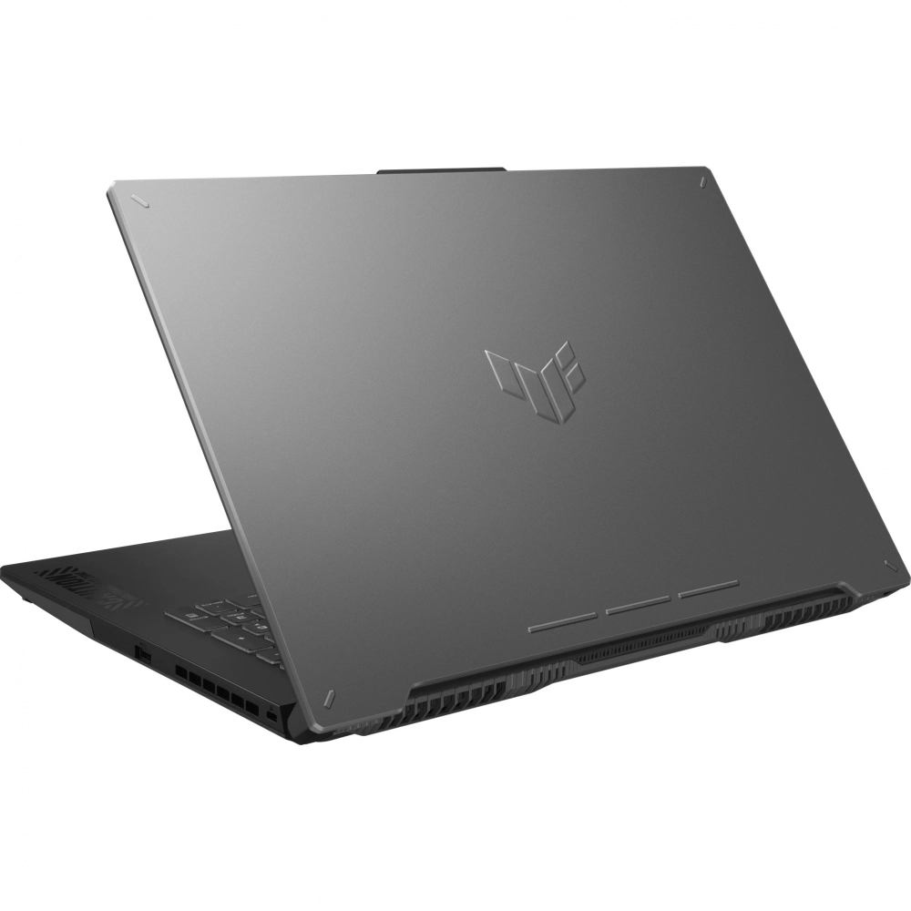 Ноутбук Asus TUF Gaming A17 FA707NUG-HX182 Ryzen 7 7445HS 16Gb SSD512Gb NVIDIA GeForce RTX4050 6Gb 17.3" IPS FHD (1920x1080) без ОС grey WiFi BT Cam (90NR0EF5-M00AX0)