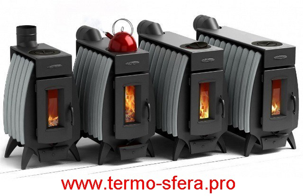 Отопительная печь ТМФ Огонь-Батарея 11 Антрацит