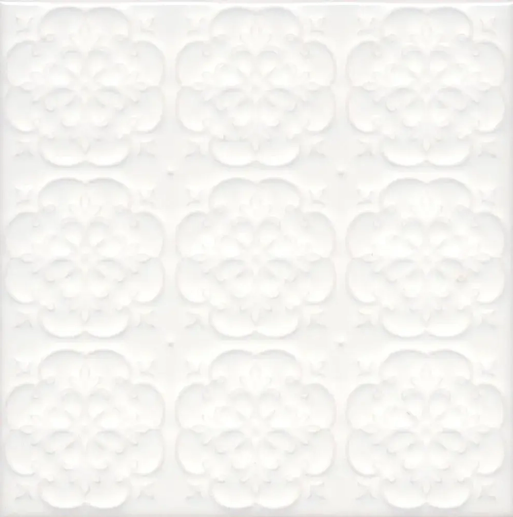 Плитка керамическая настенная Kerama Marazzi Суррей белый глянцевый 20x20см 22шт. (0,88 м2) для ванной, для кухни