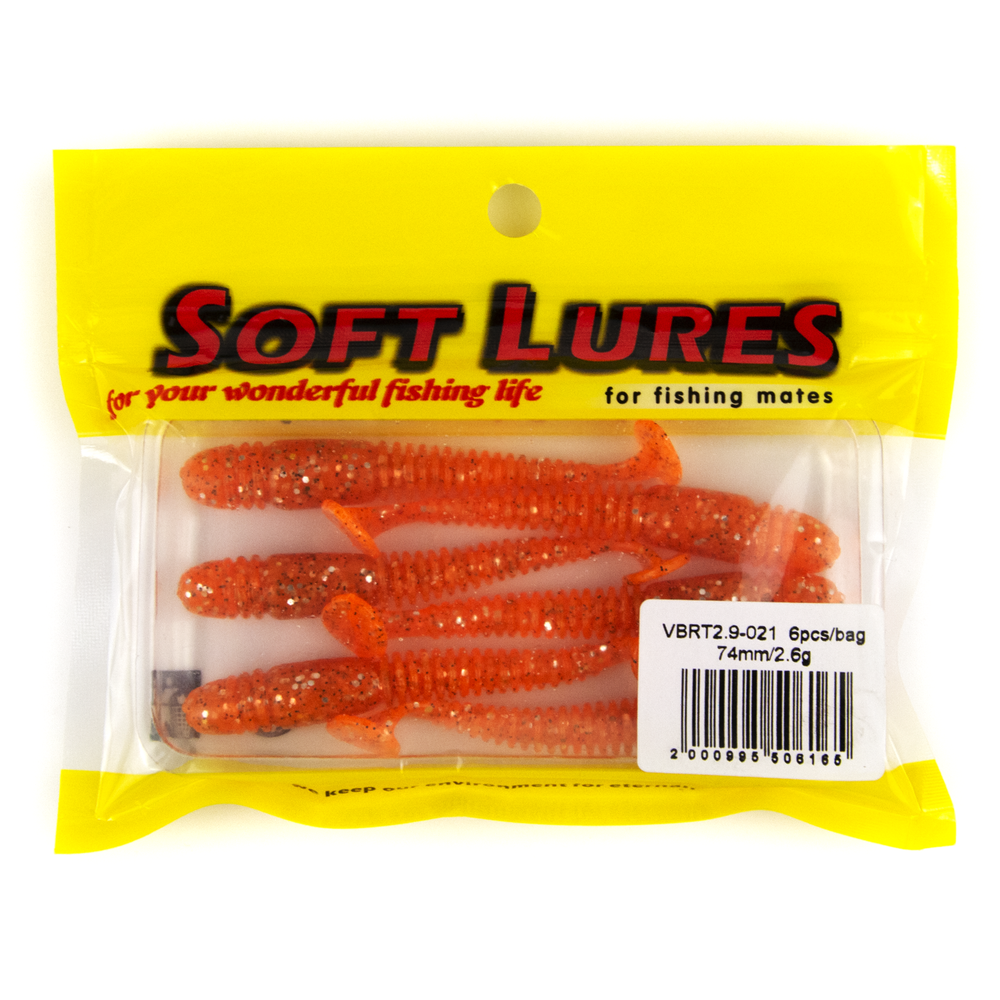 Виброхвост шумовой Soft Lures (74мм, 2.6гр)