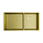 Мойка Omoikiri Taki 85-2-LB-U/IF Side-LG нерж. сталь | Светлое золото