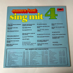 Винтажная виниловая пластинка LP James Last Джеймс Ласт Sing Mit 4 (Германия 1976)