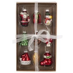 GAEM Набор из 9шт: Украшение новогоднее "Ассорти", 6в., L12,5 W22 H4 см, 6в.