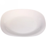 Тарелка «White magic» 25,5*25,5см стеклокерамика мягкий квадрат