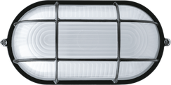 Светильник Navigator NBL-O2-60 IP54 195*105*75 овал с решеткой черный 11323