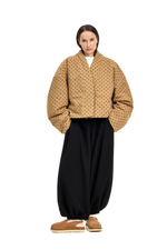 Куртка двусторонняя TULUP camel/black