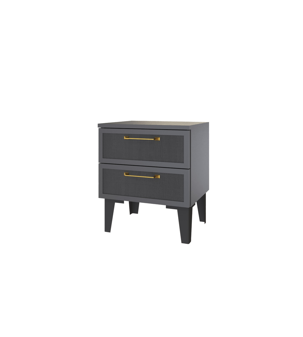 Толедо Корпус кровати ТКР-1 (1,4) графит серый