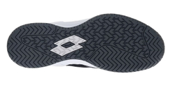 Мужские кроссовки теннисные Lotto Mirage 200 SPD - all black/sharp green/asphalt