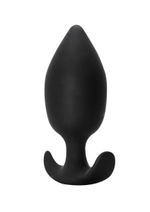 Чёрная анальная пробка Insatiable - 10,5 см.