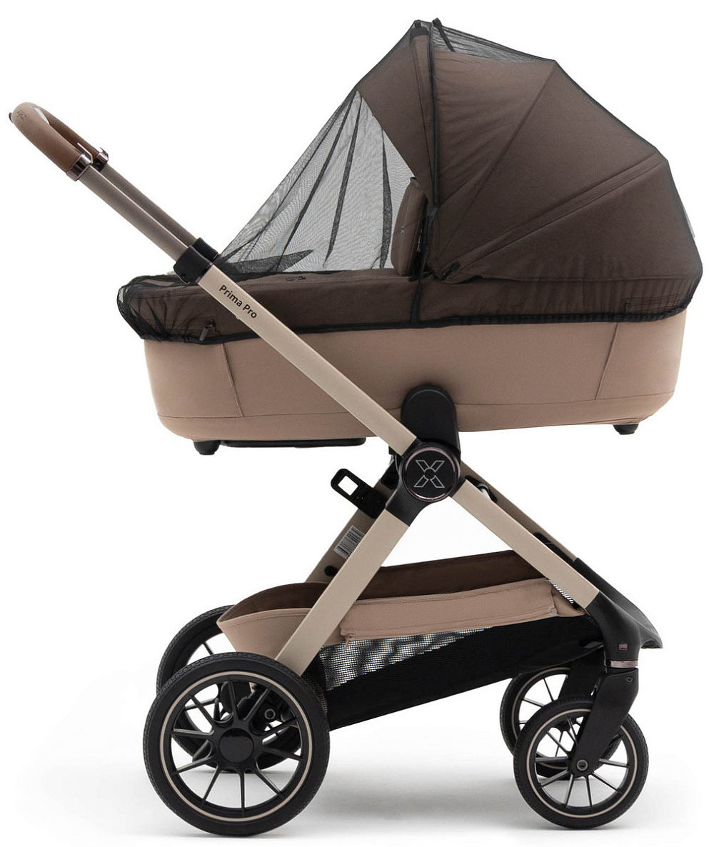 Коляска Agex Prima Pro 3 в 1 с автокреслом i-Safe S Grey APP232 Beige (Бежевый)
