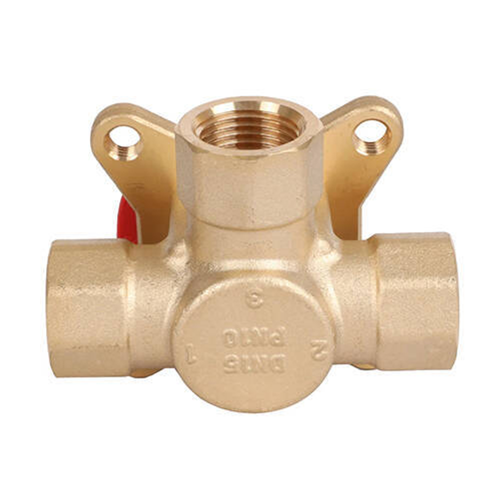 Клапан смесительный трехходовой ROMMER RVM-0003 - 2" (ВР, PN10. 110°C, KVs 40)
