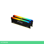 Оперативная память Kingston Fury Beast Black RGB XMP 2x8GB DDR4 (KF436C17BB2AK2/16)