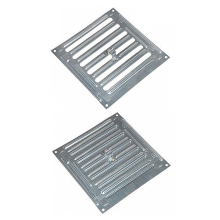 Решетка 150*150 150 P щелевая регулируемая цинк title=