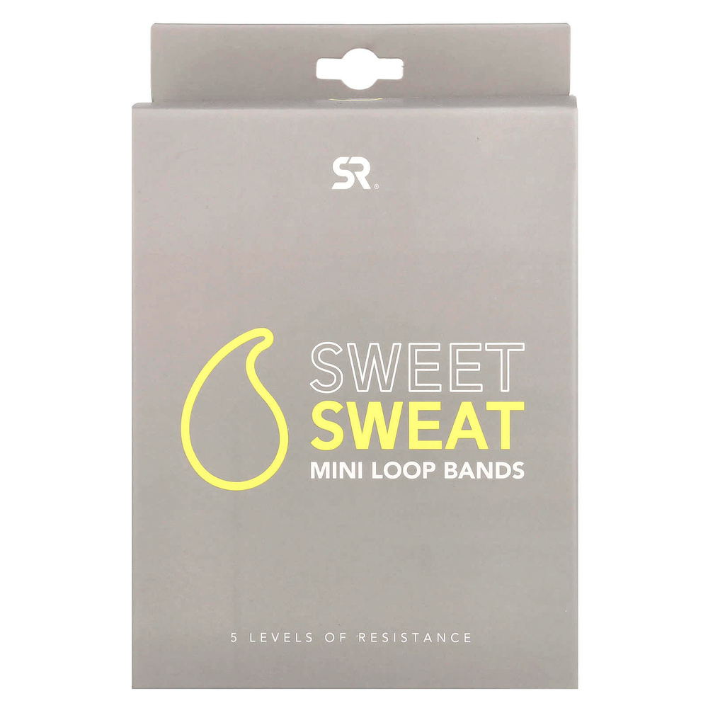 Sports Research, Sweet Sweat, мини-эспандеры, 5 штук