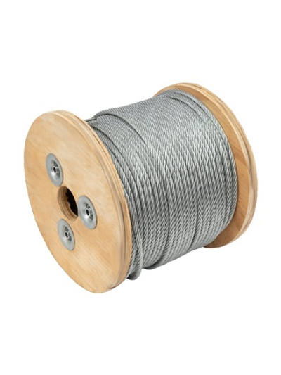 Стальной трос Gigant DIN 3055 5мм оцинкованный 100м GSC-006