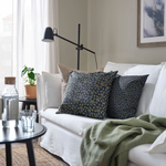 Набор чехлов на подушку IKEA SVARDTAG (СВАРДТАГ), Темно-синий, 50x50 см