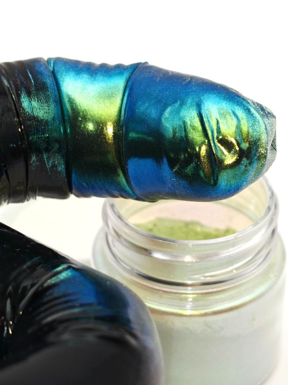 Хамелеон премиум ХАР03 - (Зелёный) - золотой - синий - универсальный