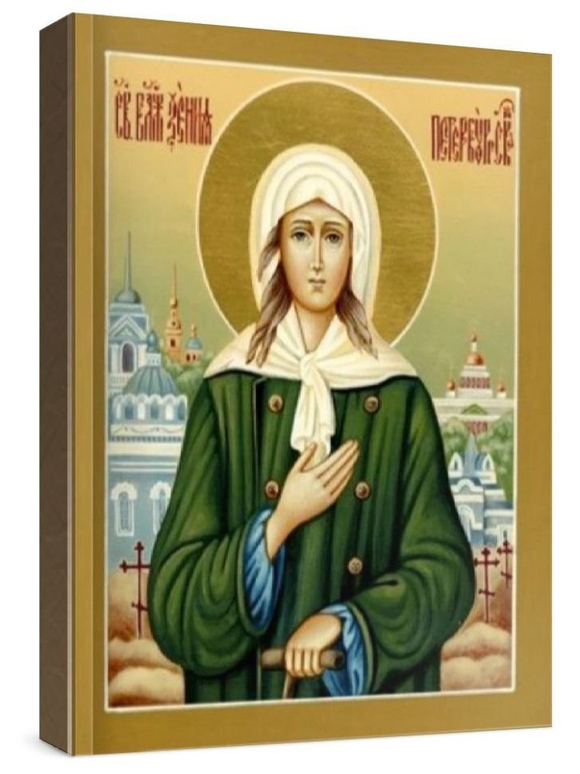 Ксения Петербургская (рукописная икона)