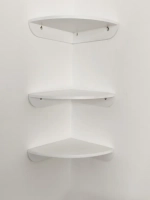 Комплект угловых полок. 2 штуки 25*25 см