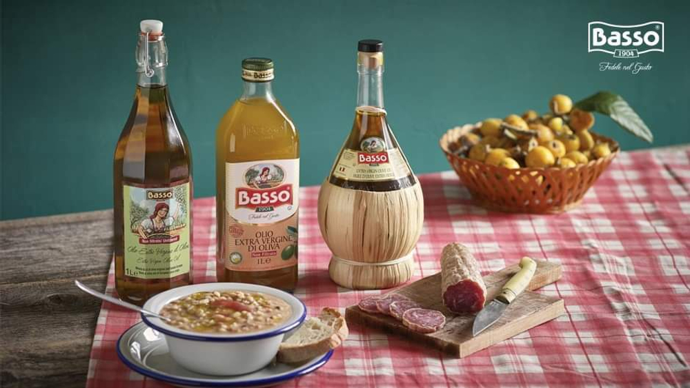 Оливковое масло BASSO Extra Virgin non filtrato, 1л, Италия