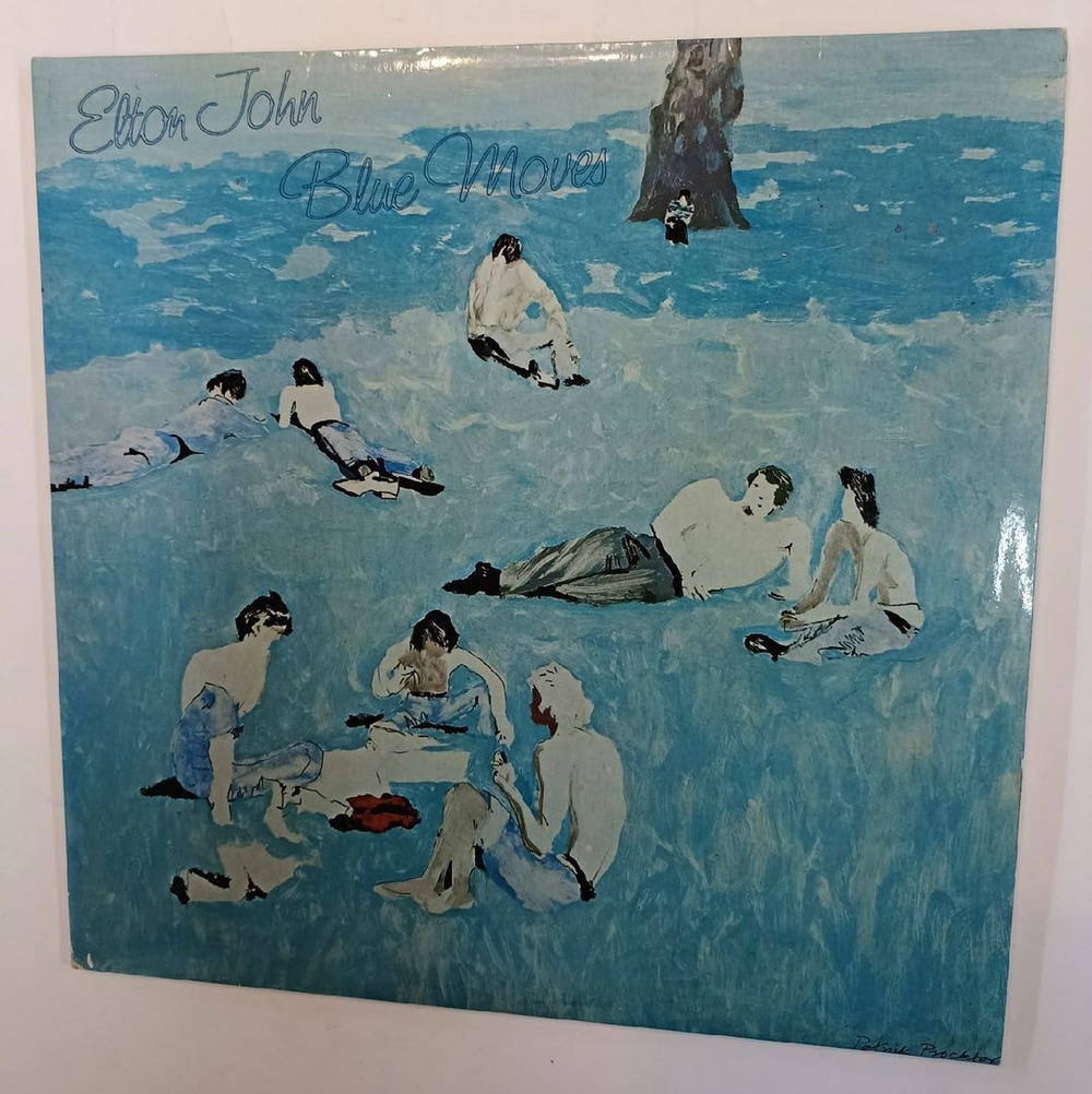 Винтажная виниловая пластинка Elton John Blue Moves (Germany 1976)