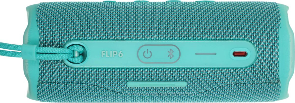 Колонка портативная JBL Flip 6, 30Вт, бирюзовый [jblflip6teal]