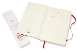 Блокнот Moleskine Classic Soft Pocket 90x140мм 192стр клетка мягкая обложка красный (QP612F2)