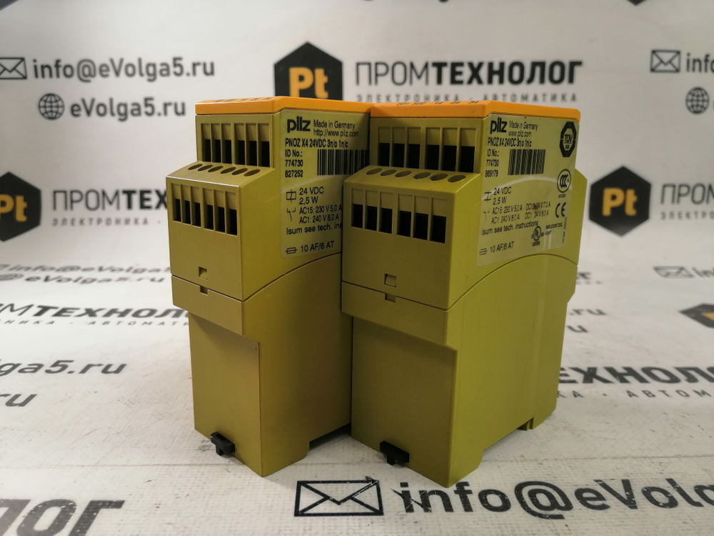 PILZ PNOZ X4 24VDC 3n/o 1n/c 774730 с хранения