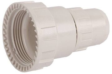 ЗУБР ШиреФит, накидная гайка - штуцер с гайкой, 26 мм - 16 мм, редукционный переходник (51476-26-16)