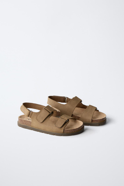 ZARA САНДАЛИИ, КОРИЧНЕВЫЙ