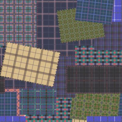 Клетчатый печворк разноцветный