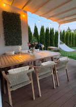 Кресло деревянное с подушками Tagliamento Ravona KD, натуральный, бежевый, HUC25690KD