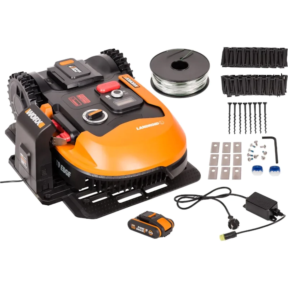 Робот-газонокосилка WORX Landroid L WR148E (800 м²) В нож 22 см, WR148E