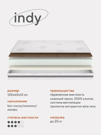Матрас Rant Indy 120х60