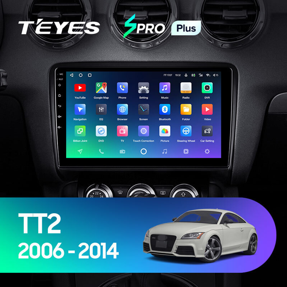 Teyes SPRO Plus 9" для Audi TT 2006-2014