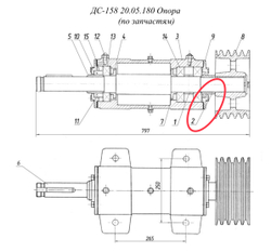 ДС-158 20.05.182 Втулка