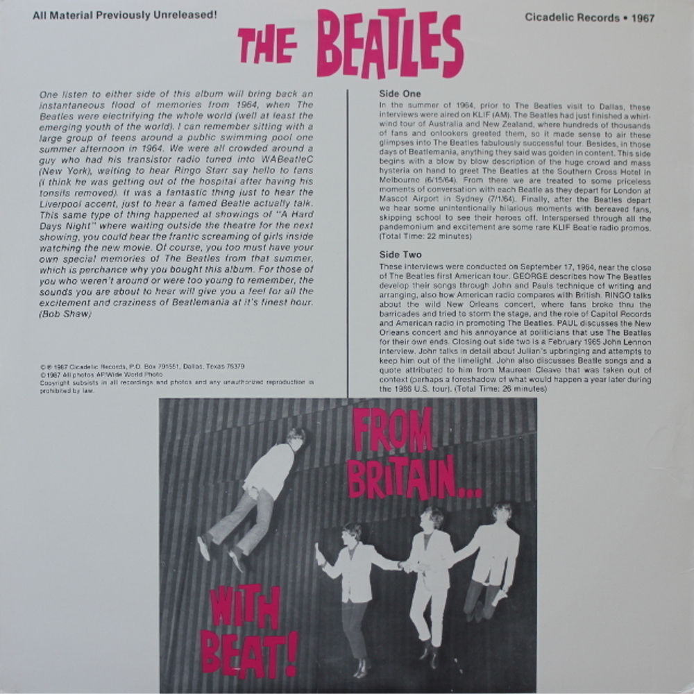 The Beatles / From Britain... With Beat! (LP)