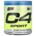 C4 / Cellucor, C4 Sport, предтренировочная добавка, ледяная голубая роза, 244 г (8,6 унции)